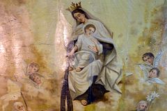 13-5 Ceiling Painting Close Up Of The Virgin Mary And Jesus Inside Iglesia San Bernardo Church Salta Argentina.jpg